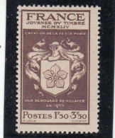 France - Année 1944 - Neuf** - N°YT 668** - Journée Du Timbre - Nuevos