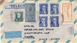 BRAZIL 1963  LETTER SENT TO BASEL - Storia Postale