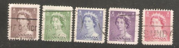 Canada - Scott 325-329 - Usados