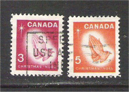 Canada - Scott 451-452 Christmas - Used Stamps