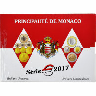 Monaco, Albert II, Coffret 1c. à 2€, 2017, Monnaie De Paris, FDC - Monaco