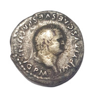 MONNAIE DENIER TITUS ARGENT RIC 108 TB+ - The Flavians (69 AD To 96 AD)