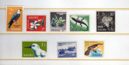 Naure - (1963-65) - Serie Courante - Faune Flore - Neufs** - MNH - Nauru