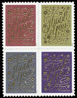 Etats-Unis / United States (Scott No.5522a - Thank You) [**] Bloc Of 4 - Unused Stamps