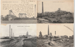 Delcampe - MONTCEAU LES MINES PUITS MANGRAND + PUITS SAINTE MARIE + PUITS DE LUCY + PUITS SAINT LOUIS - Le Creusot