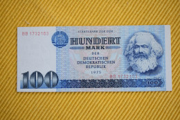 Banknotes Germany  German Democratic Republic 100 Mark 1975 P# 31  EF - 100 Mark