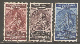 Egypt - Scott 217-219 - Oblitérés