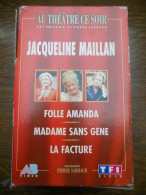 Coffret 3 VHS Au Théâtre Ce Soir Jacqueline Maillan TF1 Video - Autres & Non Classés