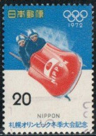 Japon 1972 Yv. N°1038 - JO De Sapporo - Bobsleigh - Oblitéré - Gebraucht