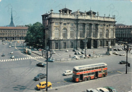 CARTOLINA  TORINO,PIEMONTE-PIAZZA CASTELLO-PALAZZO MADAMA (JUVARA 1712) IL RECOSTRUITO TEATRO REGIO-VIAGGIATA 1972 - Palazzo Madama