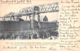 BELGIQUE - Soc Anon Des Carrieres Du Levant D'ecaussines - Grues D'extraction De Chantier - Carte Postale Ancienne - - Jurbise