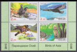 2013 Tajikistan  643-646VB Birds Of Prey 9,50 € - Aigles & Rapaces Diurnes