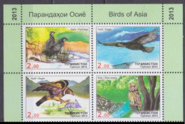 2013 Tajikistan  643-646VB Birds Of Prey 9,50 € - Aigles & Rapaces Diurnes