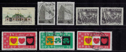 SWEDEN 1970  SCOTT #858-860,867-871 STAMPS USED - Usati