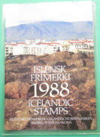 EMPTY 1988 ICELAND YEAR PACK ( NO STAMPS ) BUT USEFUL INFORMATION. #03269 - Volledig Jaar