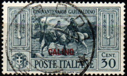 COLONIE ITALIANE - ISOLA DI CALINO - 1932 - GARIBALDI - 30 CENT. - USATO - Ägäis (Calino)