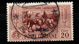 ITALIA - PATMO - 1932 - GARIBALDI - 20 CENT. - USATO - Egeo (Patmo)