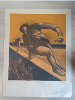 LITHOGRAPHIE - JAMES JOSEPH KEARNS (1924) - LEAPING - Lithographies