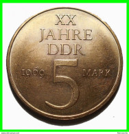 ( GERMANY ) REPUBLICA DEMOCRATICA DE ALEMANIA ( RDA ) MONEDAS DE 5-DM AÑO 1969 MONEDA XX JAHRE DDR DE 29 Mm. - 5 Marchi