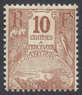 GUADALUPE 1904 - Yvert T16* (L) - Tasse | - Postage Due