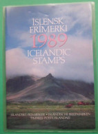EMPTY 1989 ICELAND YEAR PACK ( NO STAMPS ) BUT USEFUL INFORMATION. #03270 - Volledig Jaar
