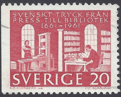 SVEZIA 1961 - Yvert 486d° - Stampa | - Used Stamps