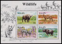 Malawi 1991 - Mi-Nr. Block 74 ** - MNH - Wildtiere / Wild Animals - Malawi (1964-...)