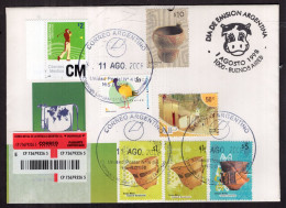 Argentina - 2008 - Letter - Diverse Stamps - Certified - Cartas & Documentos
