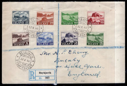 Island - 1950 - Letter - Sent To England - Cartas & Documentos