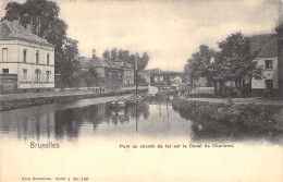 BELGIQUE - Bruxelles - Pont Du Chemin De Fer Sur Le Canal De Charleroi - Nels - Carte Postale Ancienne - - Brussel (Stad)