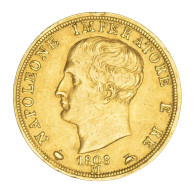 Premier-Empire-Royaume DItalie- 40 Lire Napoléon Ier 1808 Milan - Napoléonniennes