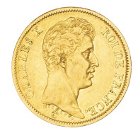 Charles X-40 Francs 1824 Paris - 40 Francs (oro)