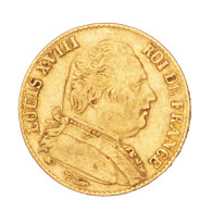 Louis XVIII-20 Francs 1815 Paris - 20 Francs (or)