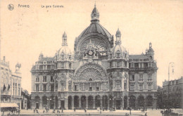 BELGIQUE - Anvers - La Gare Centrale - Nels - Carte Postale Ancienne - - Antwerpen