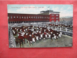 Cattle Pens At Live Stock Yards.   St Louis – Missouri    Ref 6230 - St Louis – Missouri