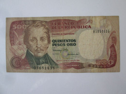 Colombia/Colombie 500 Pesos Oro 1990 Banknote See Pictures - Colombia