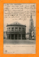 TOURNAI - La Place Du Parc ,la Salle Des Concerts , Le Beffroi - 1906 - - Tournai