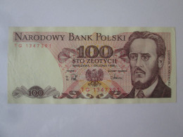 Poland 100 Zlotych 1988 Banknote - Pologne