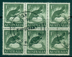 Australia 1959 Platypus Block 6 FU - Used Stamps