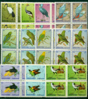 Manama 1969 Mi#159-169 Birds Block 4 MLH - Altri & Non Classificati