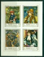 Manama 1967 Mi#MS4 Paintings By Renoir & Terbruggen MS MLH - Other & Unclassified