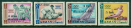 Manama 1966 Mi#10-13 Summer Olympics Tokyo, Opt. On Ajman MLH - Altri & Non Classificati