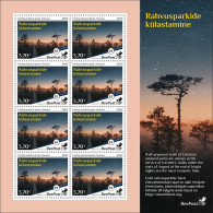 Estonia Estland Estonie 2023 Summer In Estonia National Park Soome Swamp Trails Under The Stars BeePost Sheetlet Mint - Géographie