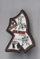 PIN'S THEME  SPORTS DE COMBAT  TALENCE   EN GIRONDE  JUDO AIKIDO  KARATE - Judo