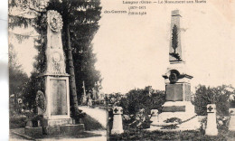 LONGNY AU PERCHE LE MONUMENT AUX MORTS DES GUERRES 1870-1871 1914-1918 TBE - Longny Au Perche