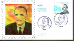 France - FDC - 1er Jour - Georges POMPIDOU - Paris - 22.06.2011 - 2010-2019