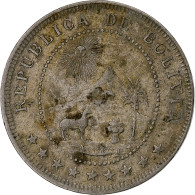 Bolivie, 5 Centavos, 1919, Heaton, Cupro-nickel, TTB - Bolivia