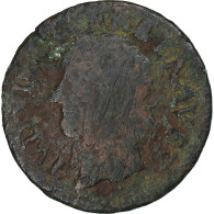 France, Louis XIII, Double Tournois, Cuivre, B+, CGKL:516 - 1610-1643 Luis XIII El Justo