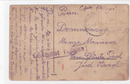 Romanian WWII,BASSARABIE / BESSARABIE,postcard Censored Tighina 1944 - 2. Weltkrieg (Briefe)