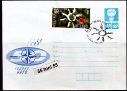 1999 50th Anniversary Of NATO Post Stationery +first Day+stamp  BULGARIA / Bulgarie - Omslagen